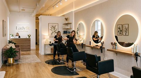 Illustration of Ladyfit Studio & Spa, beauty salon in Ottumwa, IA